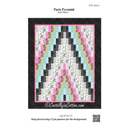 Paris Pyramid Quilt Pattern CJC-56432 - Paper Pattern