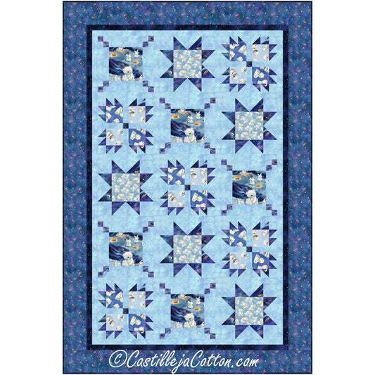Arctic Bears and Bunnies Quilt Pattern CJC-56481 - Paper Pattern