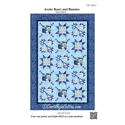 Arctic Bears and Bunnies Quilt CJC-56481e - Downloadable Pattern