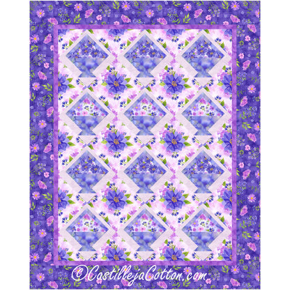 Posy Baskets Lap Quilt Pattern CJC-56505 - Paper Pattern