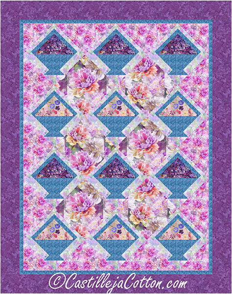 Wildflower Baskets Quilt CJC-56508e - Downloadable Pattern