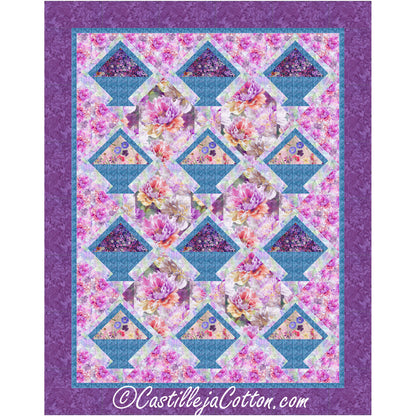 Wildflower Baskets Quilt CJC-56508e - Downloadable Pattern