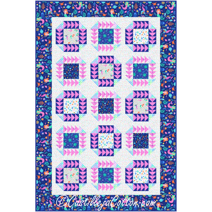 Mermaids and Sea Life Quilt Pattern CJC-56521 - Paper Pattern