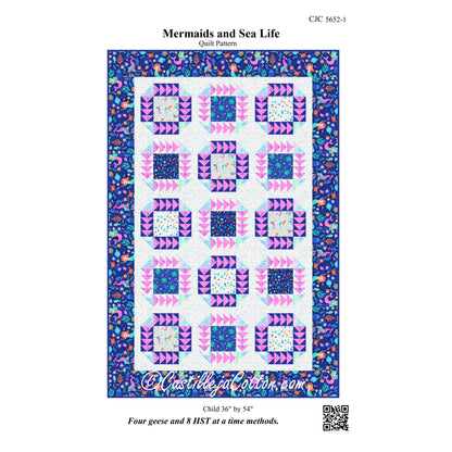 Mermaids and Sea Life Quilt Pattern CJC-56521 - Paper Pattern
