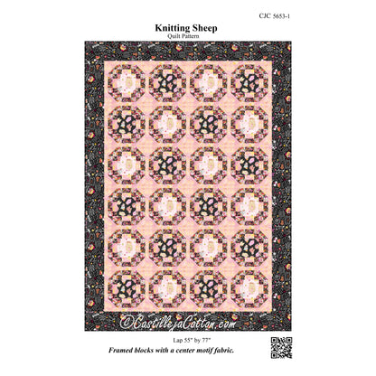 Knitting Sheep Quilt Pattern CJC-56531 - Paper Pattern