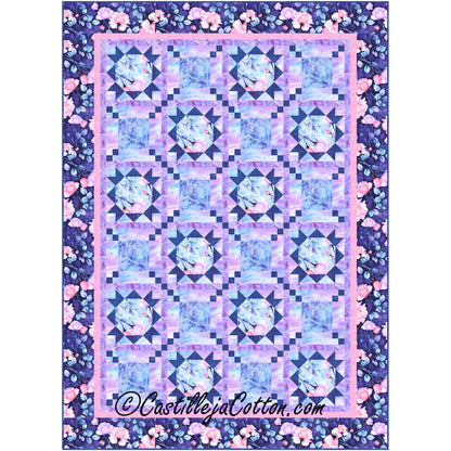 Roses and Leaves Quilt Pattern CJC-56551 - Paper Pattern