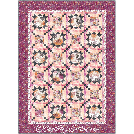 Wildflower Stars Quilt CJC-56554e  - Downloadable Pattern