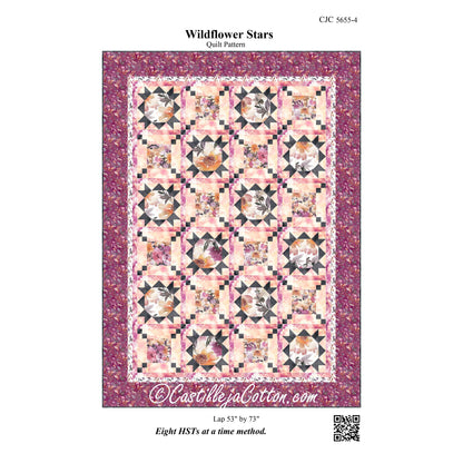 Wildflower Stars Quilt Pattern CJC-56554 - Paper Pattern