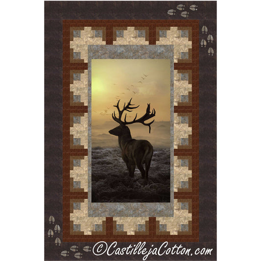 Sunset Elk Quilt CJC-56571e - Downloadable Pattern