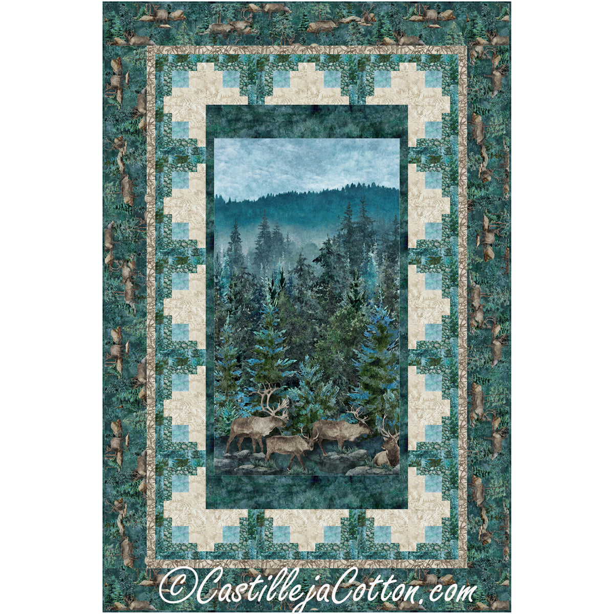 Deer Migration Quilt Pattern CJC-56574 - Paper Pattern