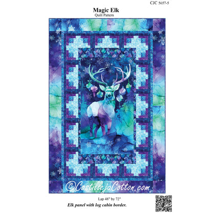 Cover image of pattern for Magic Elk Quilt.