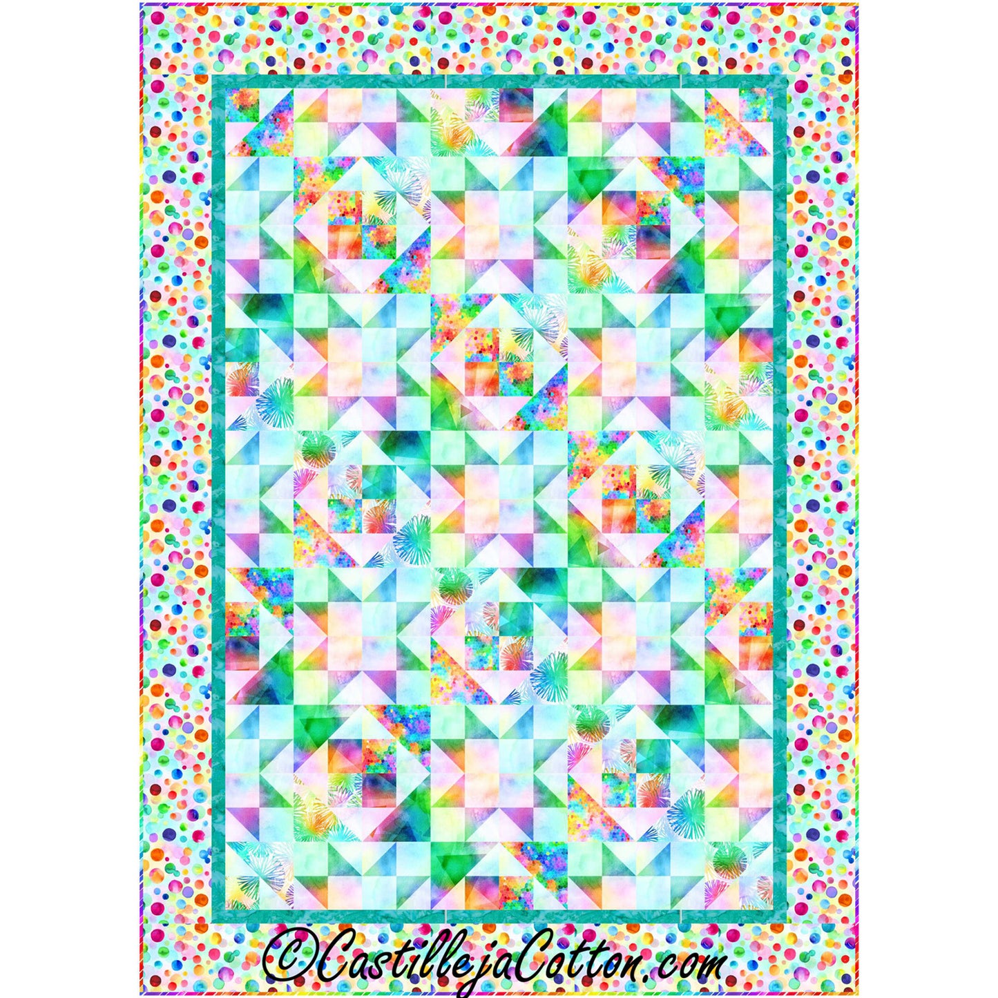Prism Stars Quilt Pattern CJC-56611 - Paper Pattern