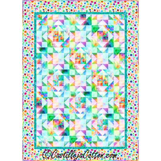 Prism Stars Quilt Pattern CJC-56611 - Paper Pattern