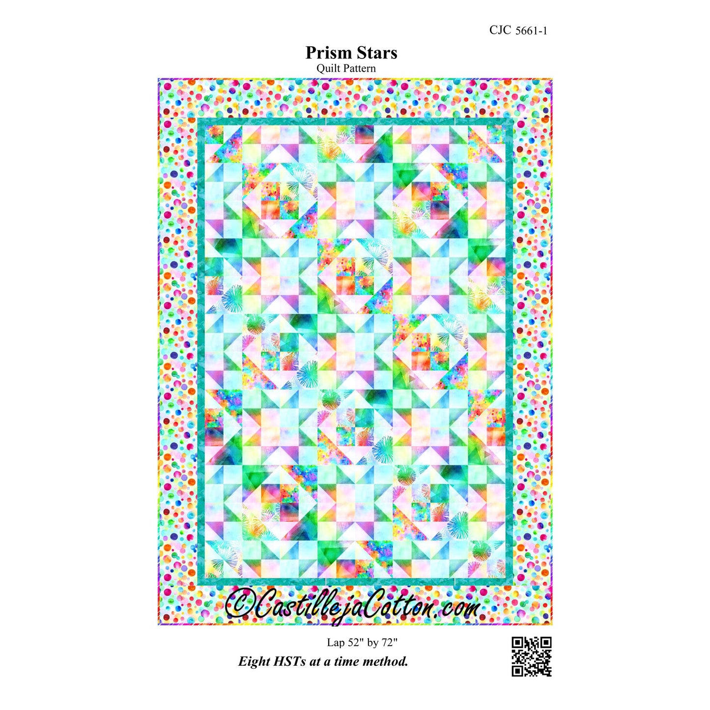 Prism Stars Quilt Pattern CJC-56611 - Paper Pattern