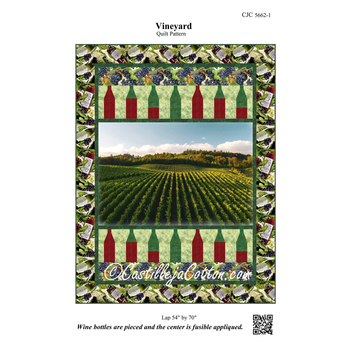 Vineyard Quilt Pattern CJC-56621 - Paper Pattern