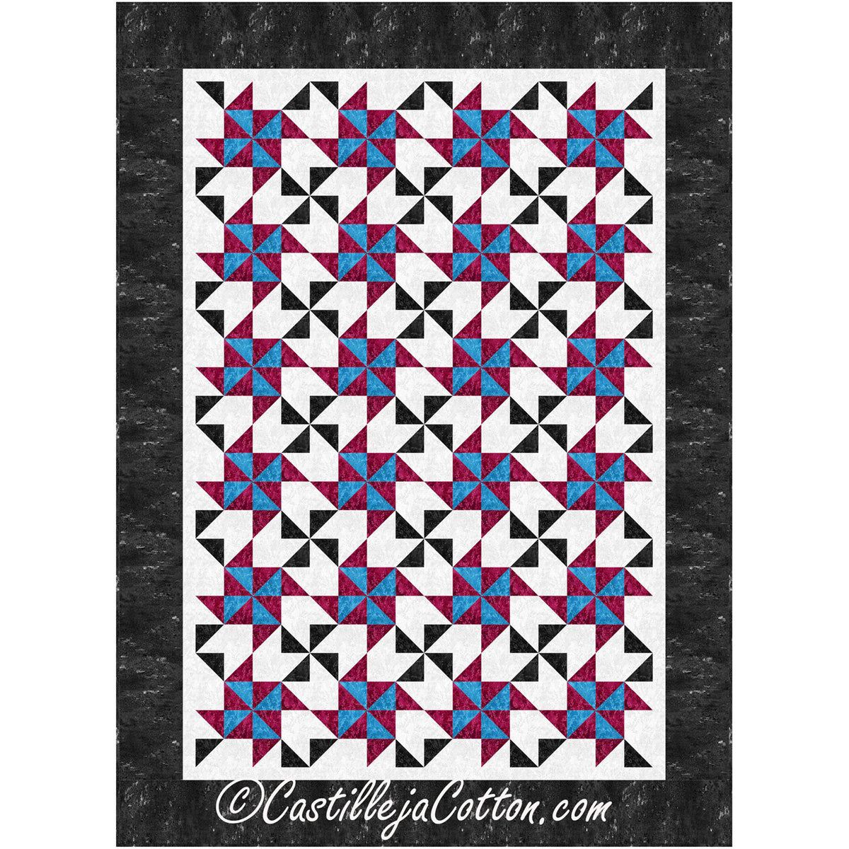 Double Pinwheel Quilt Pattern CJC-56631 - Paper Pattern
