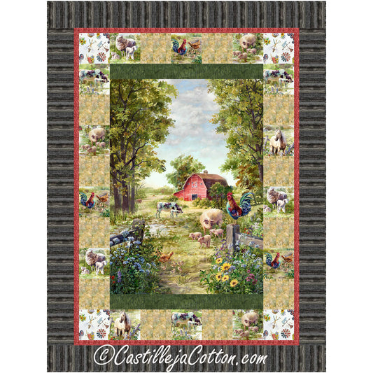 Farmyard Quilt Pattern CJC-56641 - Paper Pattern