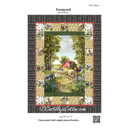 Farmyard Quilt Pattern CJC-56641 - Paper Pattern