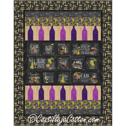 Wine Helps Quilt CJC-56671e - Downloadable Pattern