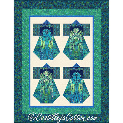 Luminous Kimono Quilt Pattern CJC-56701 - Paper Pattern
