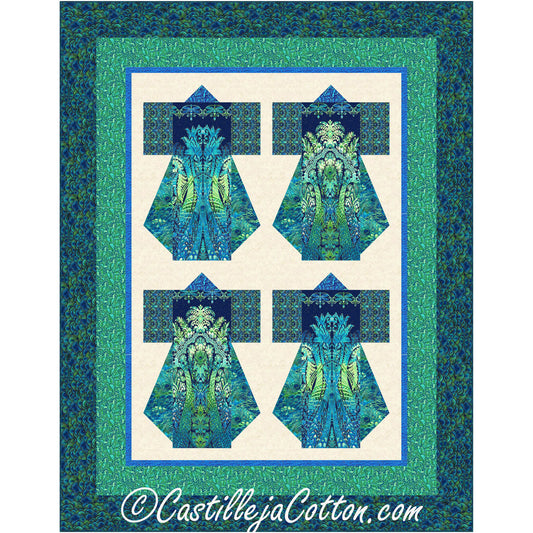 Luminous Kimono Quilt CJC-56701e - Downloadable Pattern