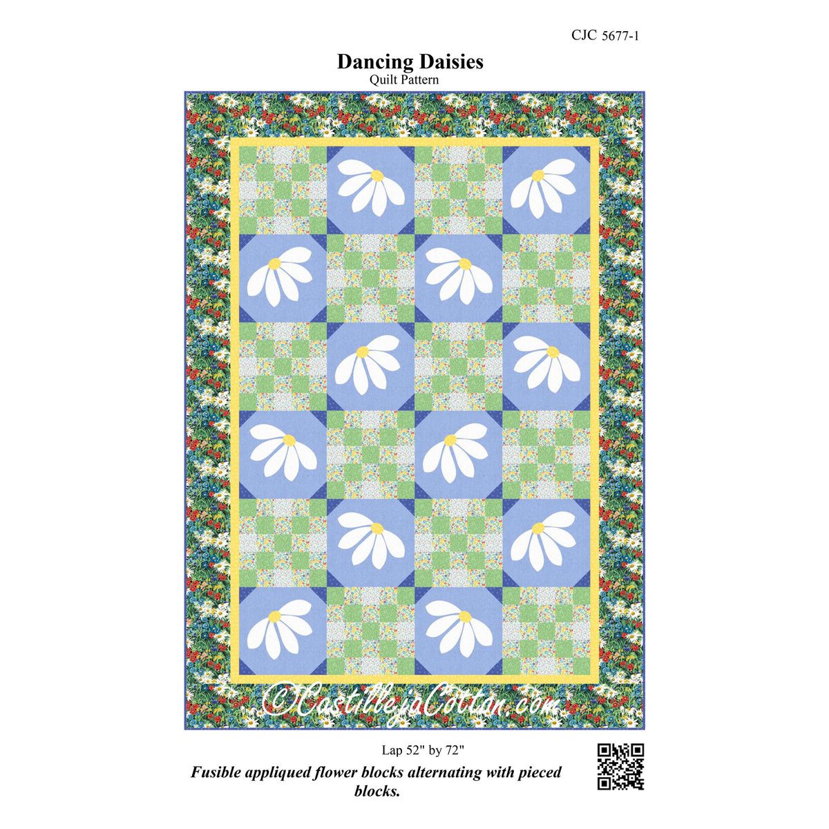 Dancing Daisies Quilt Pattern CJC-56771 - Paper Pattern
