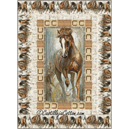 Horses and Horseshoes Quilt CJC-56791e - Downloadable Pattern