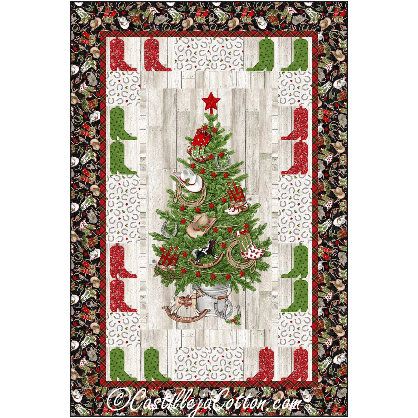 Howdy Christmas Quilt CJC-56811e - Downloadable Pattern