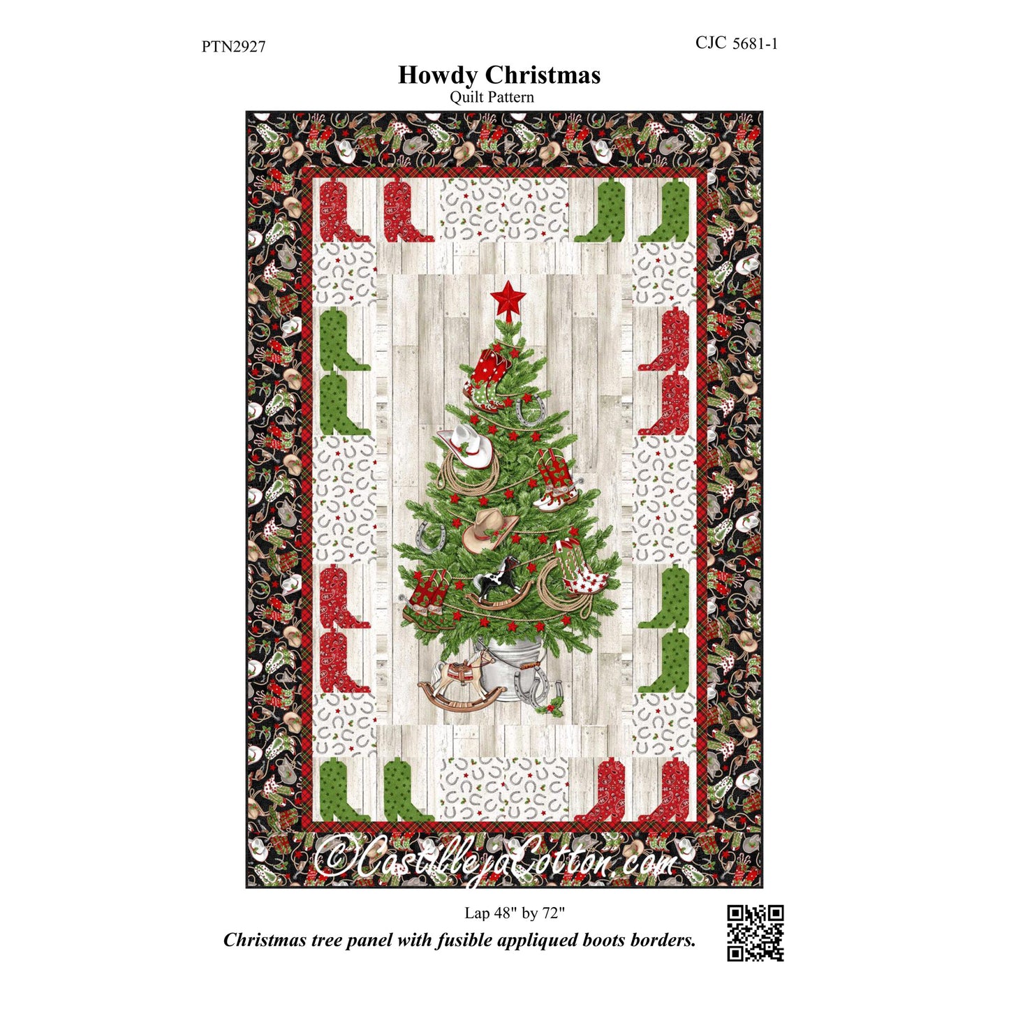 Howdy Christmas Quilt CJC-56811e - Downloadable Pattern