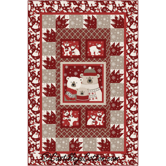 Bearly Christmas Quilt Pattern CJC-56821 - Paper Pattern