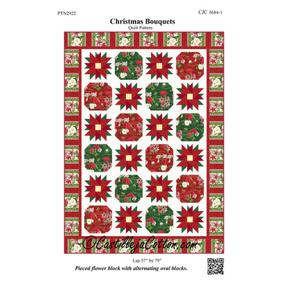 Christmas Bouquets Quilt CJC-56841e - Downloadable Pattern