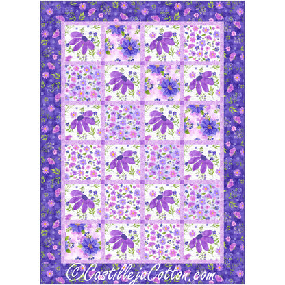 Fresh Flowers Quilt CJC-56861e - Downloadable Pattern