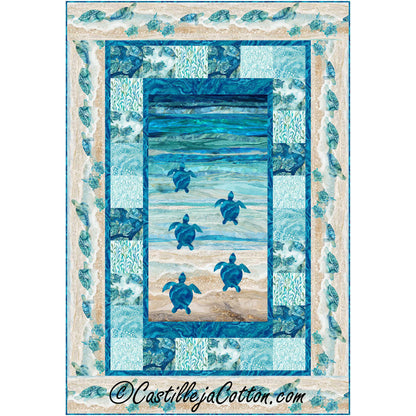 Turtles Leaving the Bay Quilt Pattern CJC-56891 - Paper Pattern