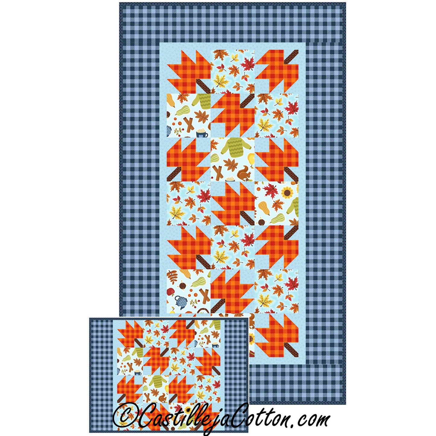 Autumn in the Air Table Runner and Placemat Pattern CJC-56990 - Paper Pattern