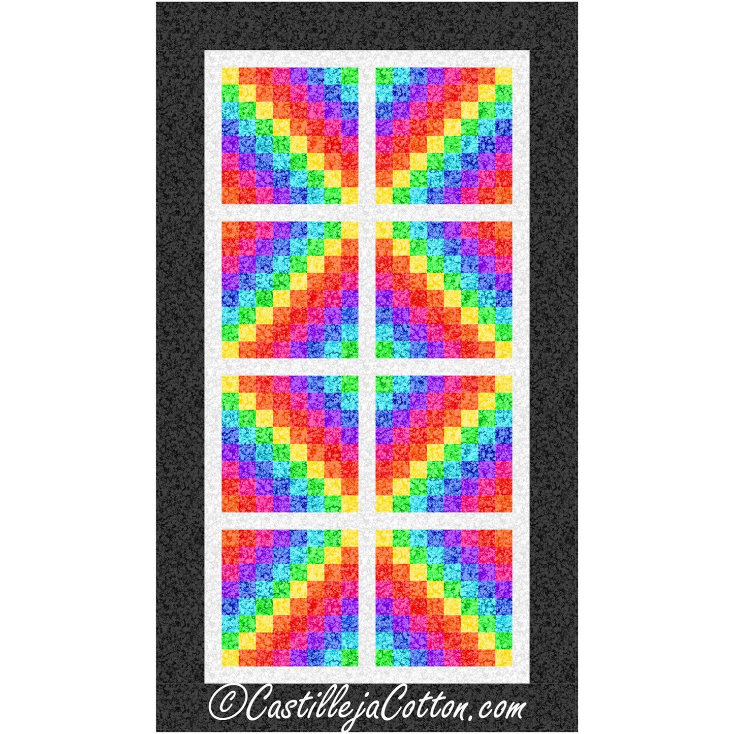 Double X Chromolune Table Runner CJC-57012e - Downloadable Pattern