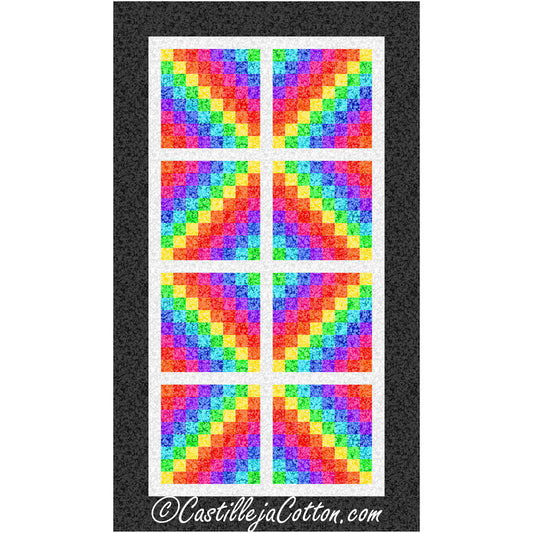 Double X Chromolune Table Runner CJC-57012e - Downloadable Pattern