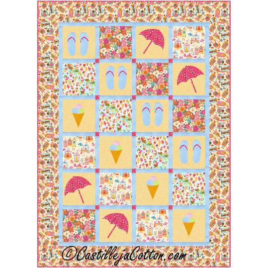 Summertime Fun Quilt Pattern CJC-57021 - Paper Pattern