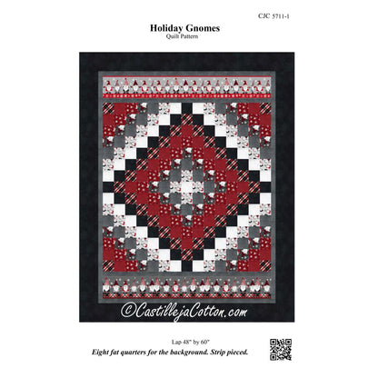 Holiday Gnomes Quilt Pattern CJC-57111 - Paper Pattern