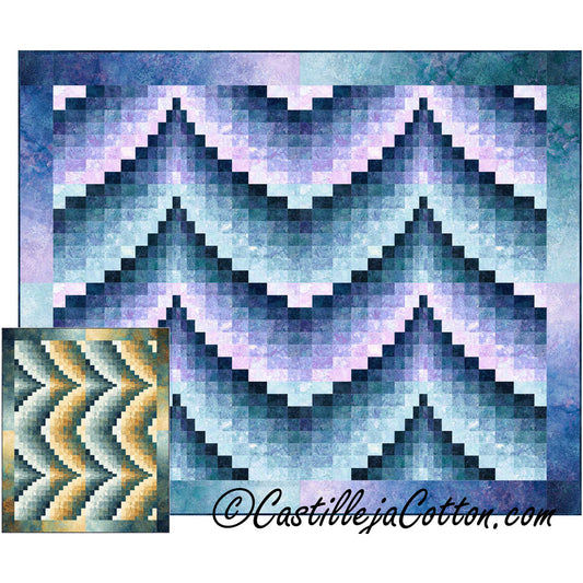 Double Rising Peaks Quilt Pattern CJC-57160 - Paper Pattern