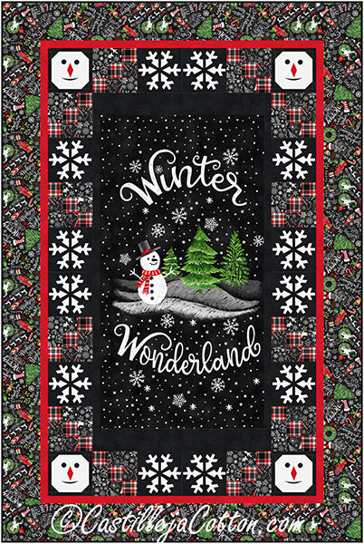 Wonderland Snowman Quilt Pattern CJC-57192 - Paper Pattern