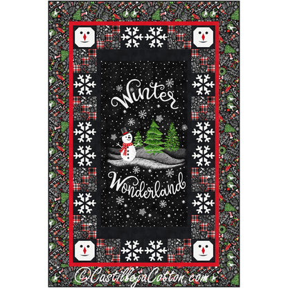 Wonderland Snowman Quilt CJC-57192e - Downloadable Pattern
