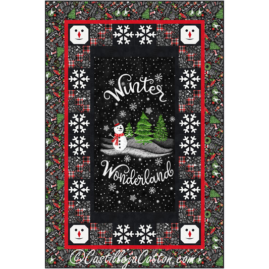 Wonderland Snowman Quilt Pattern CJC-57192 - Paper Pattern