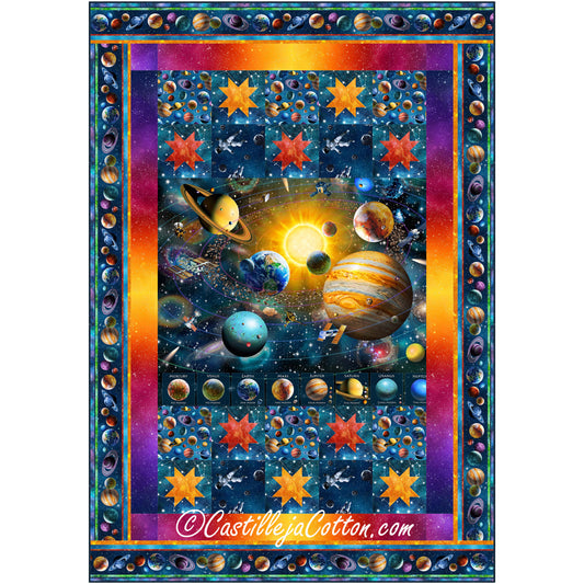 Planets in Space Quilt CJC-57231e - Downloadable Pattern