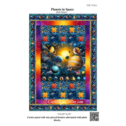 Planets in Space Quilt Pattern CJC-57231 - Paper Pattern