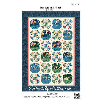 Baskets and Nines Quilt Pattern CJC-57272 - Paper Pattern