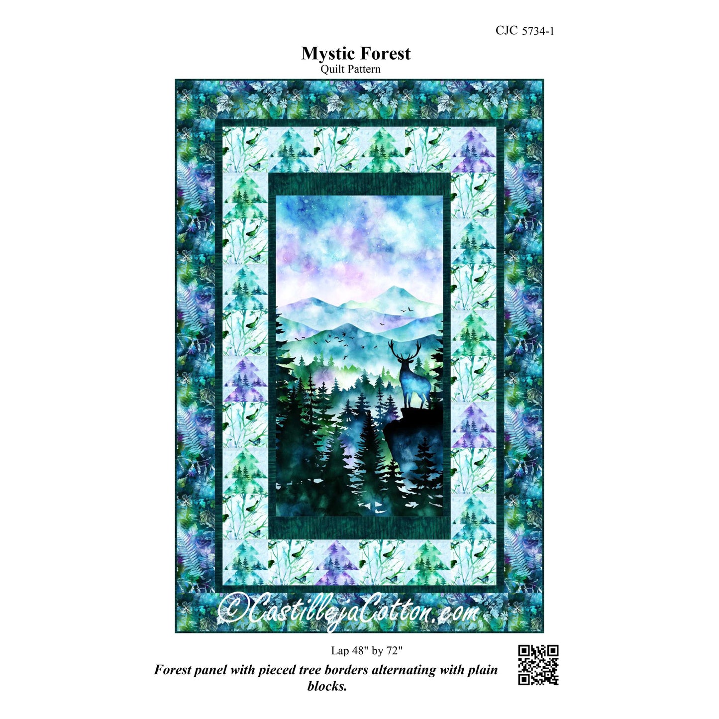 Mystic Forest Quilt Pattern CJC-57341 - Paper Pattern