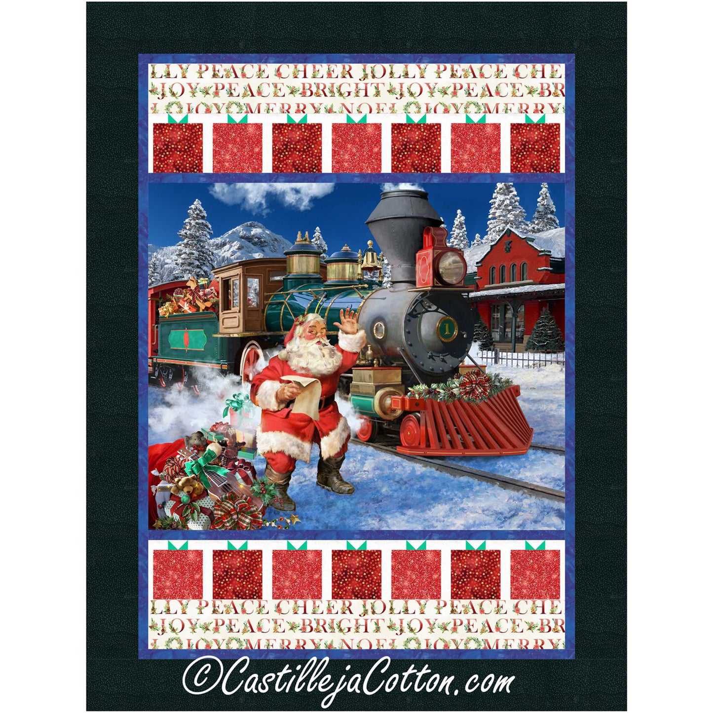 St. Nicks Train Quilt Pattern CJC-57401 - Paper Pattern