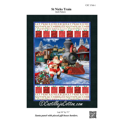 St. Nicks Train Quilt Pattern CJC-57401 - Paper Pattern