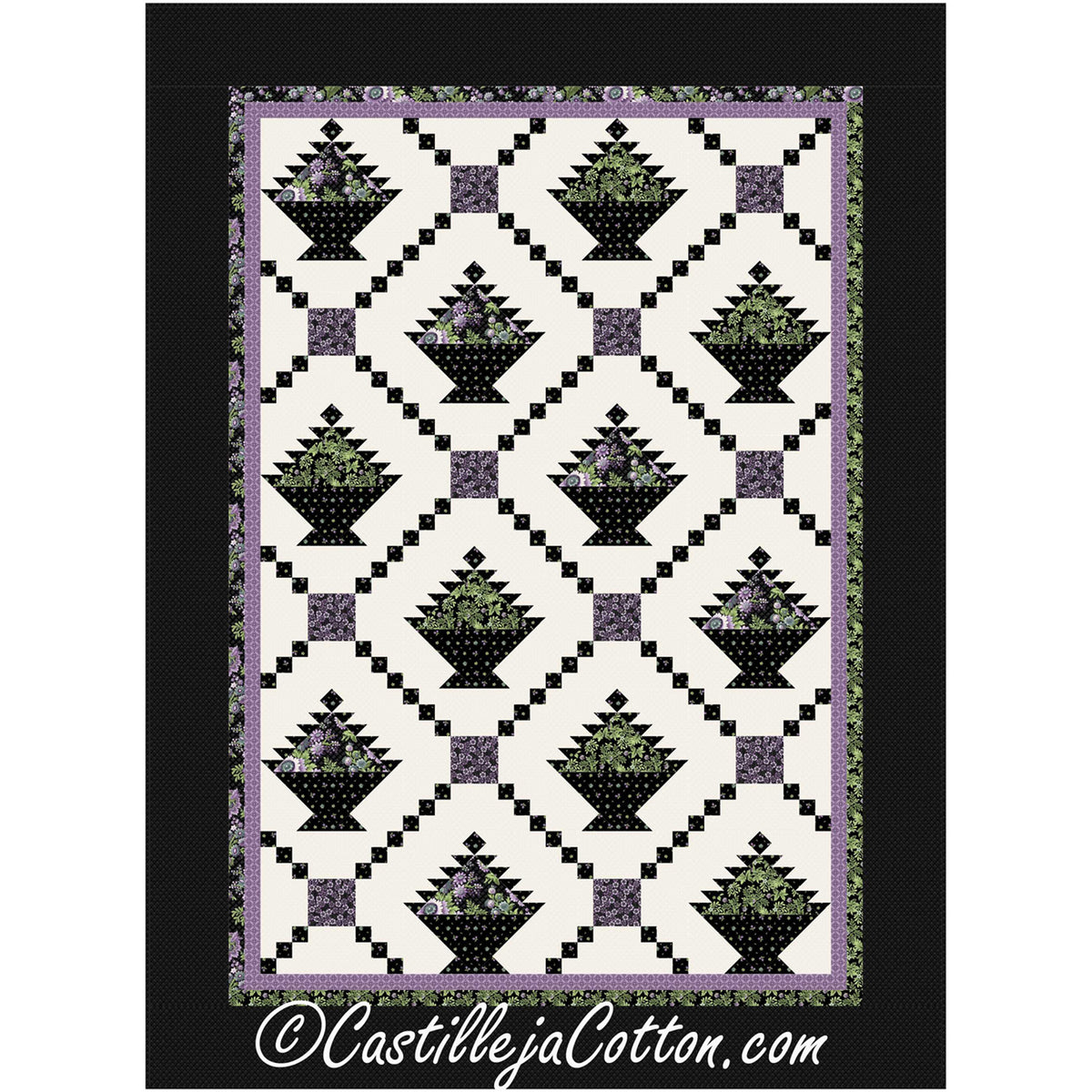 Chained Baskets Quilt CJC-57451e - Downloadable Pattern