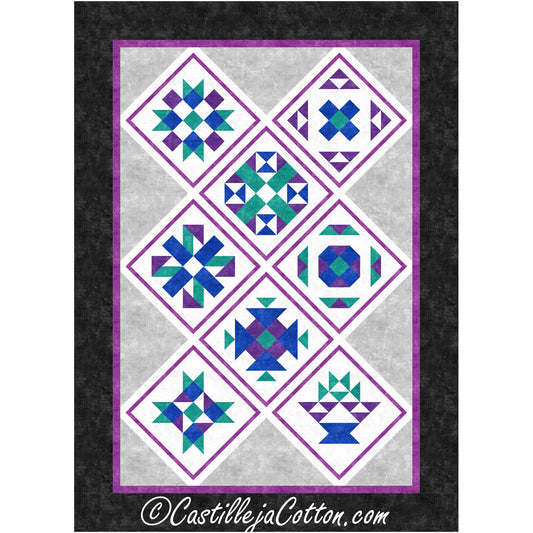 Triangle Sampler Quilt CJC-57491e - Downloadable Pattern